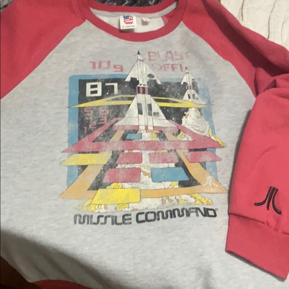 Atari missile command sweat shirt by junk food